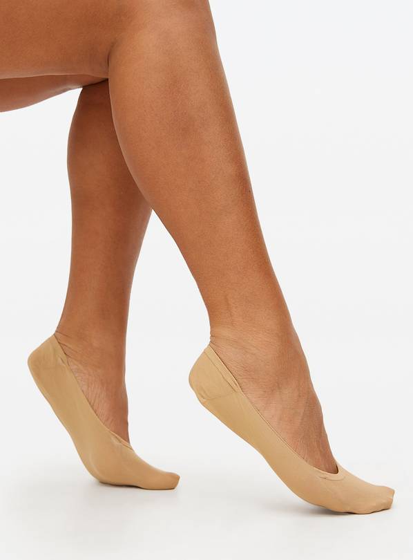 Latte Nude Summer Breeze Footsies 2 Pack One Size